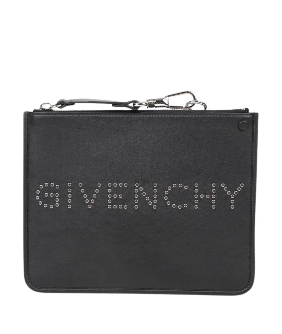 GIVENCHY Черная кожаная папка для документов, фото 1