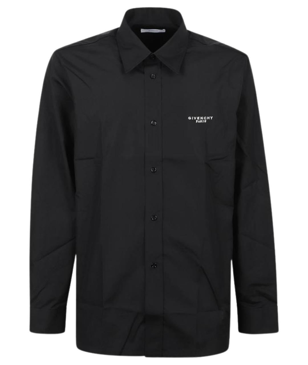 GIVENCHY Черная хлопковая кэжуал рубашка, фото 1