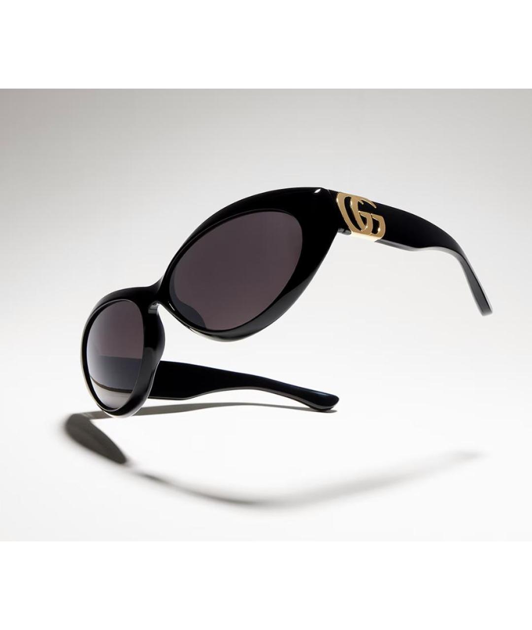 GUCCI Черные солнцезащитные очки, фото 2