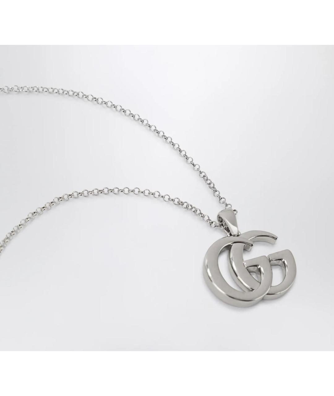 GUCCI Серебряная металлическая подвеска, фото 2