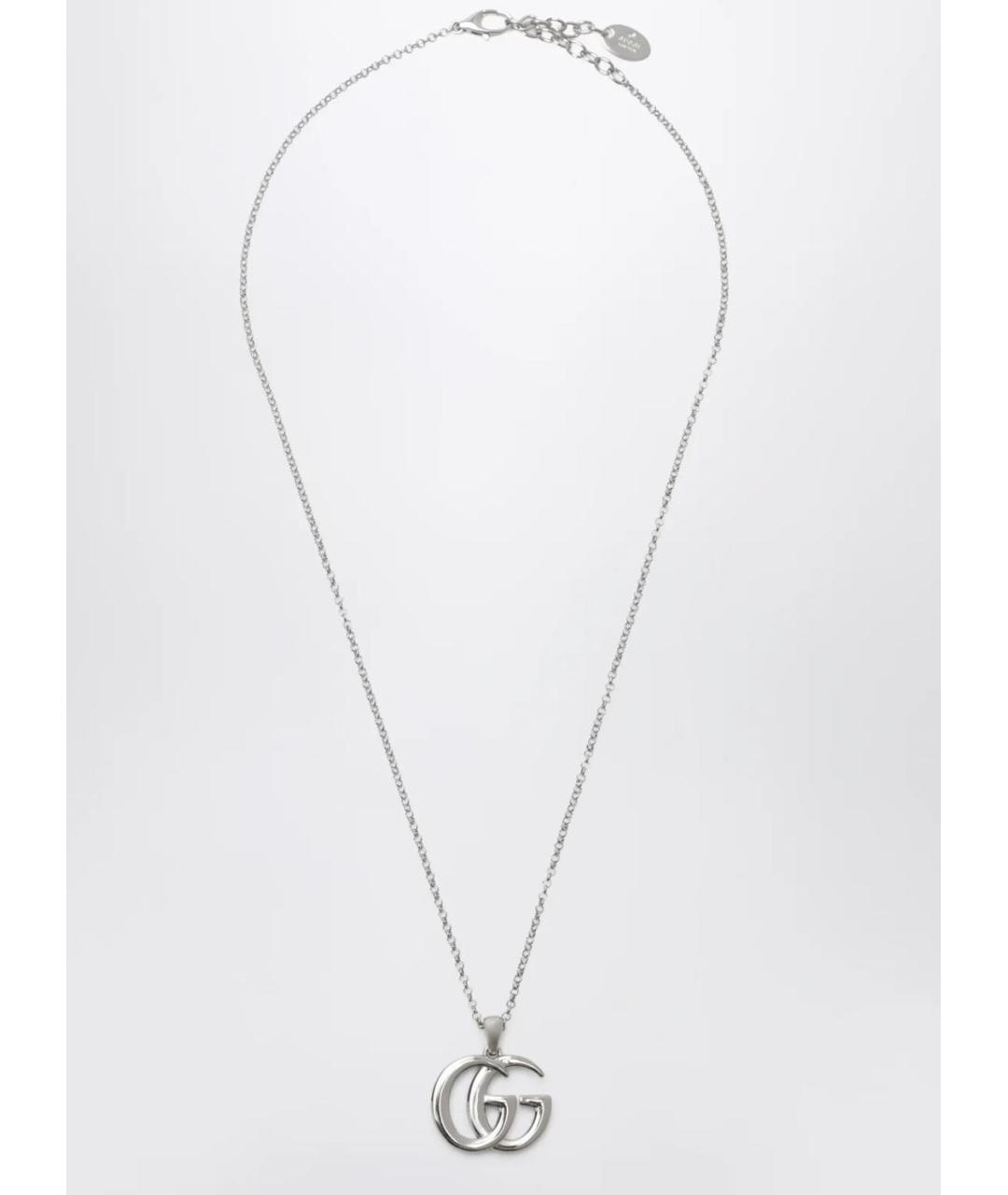 GUCCI Серебряная металлическая подвеска, фото 3