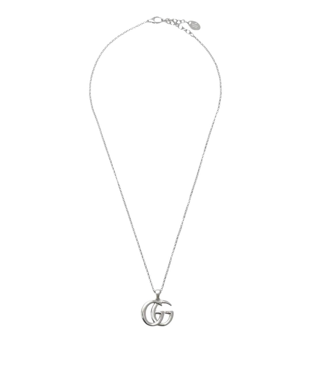 GUCCI Серебряная металлическая подвеска, фото 1