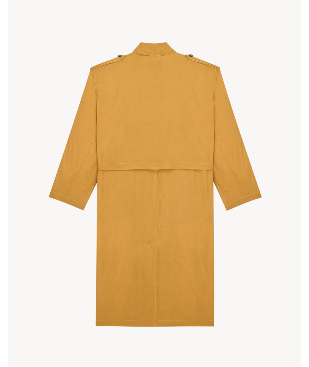 SAINT LAURENT Коричневая шелковая куртка, фото 2
