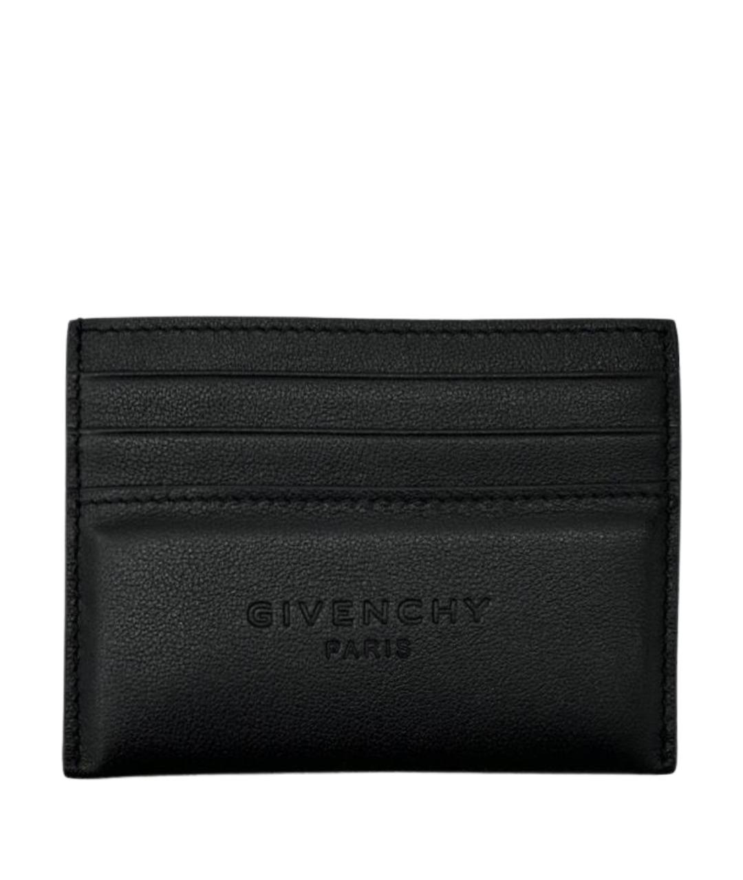 GIVENCHY Черный кожаный кардхолдер, фото 1