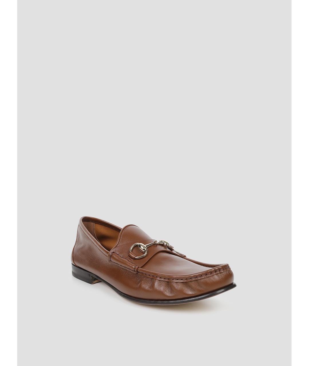 GUCCI Кожаные лоферы, фото 2