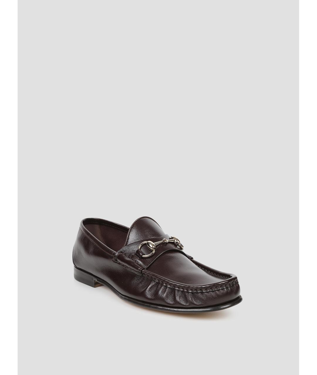 GUCCI Кожаные лоферы, фото 2