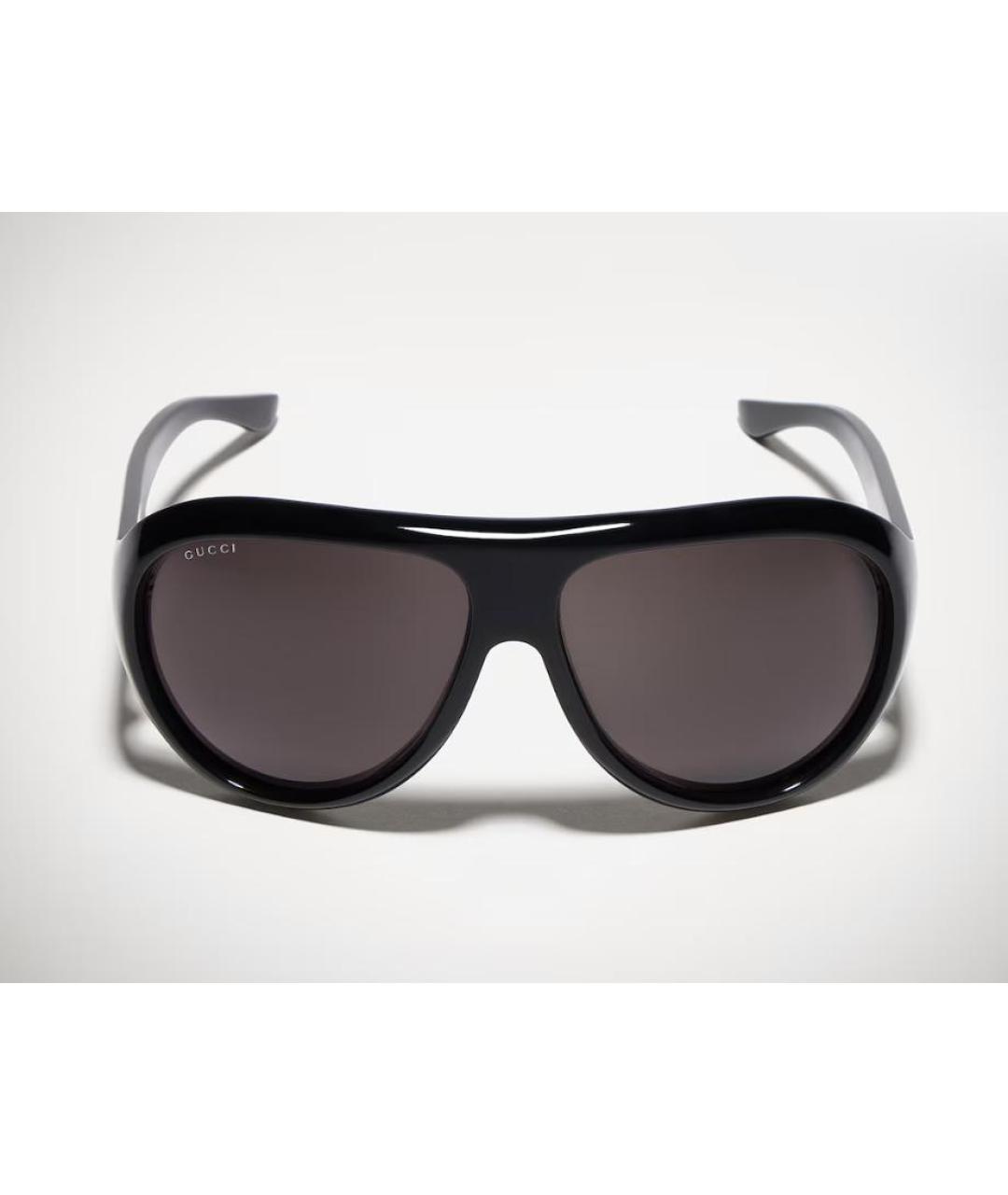 GUCCI Черные пластиковые солнцезащитные очки, фото 4