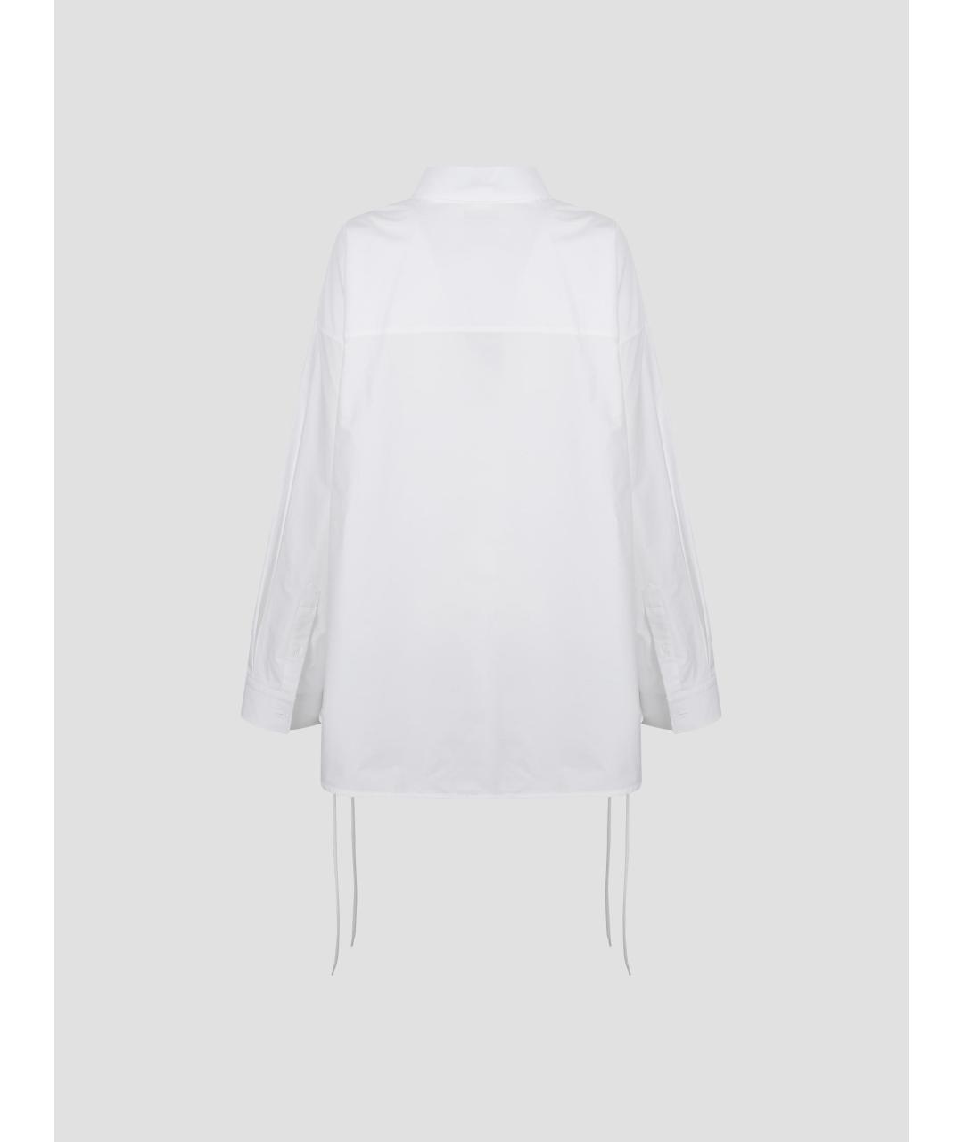 BALENCIAGA Белая хлопковая рубашка, фото 3