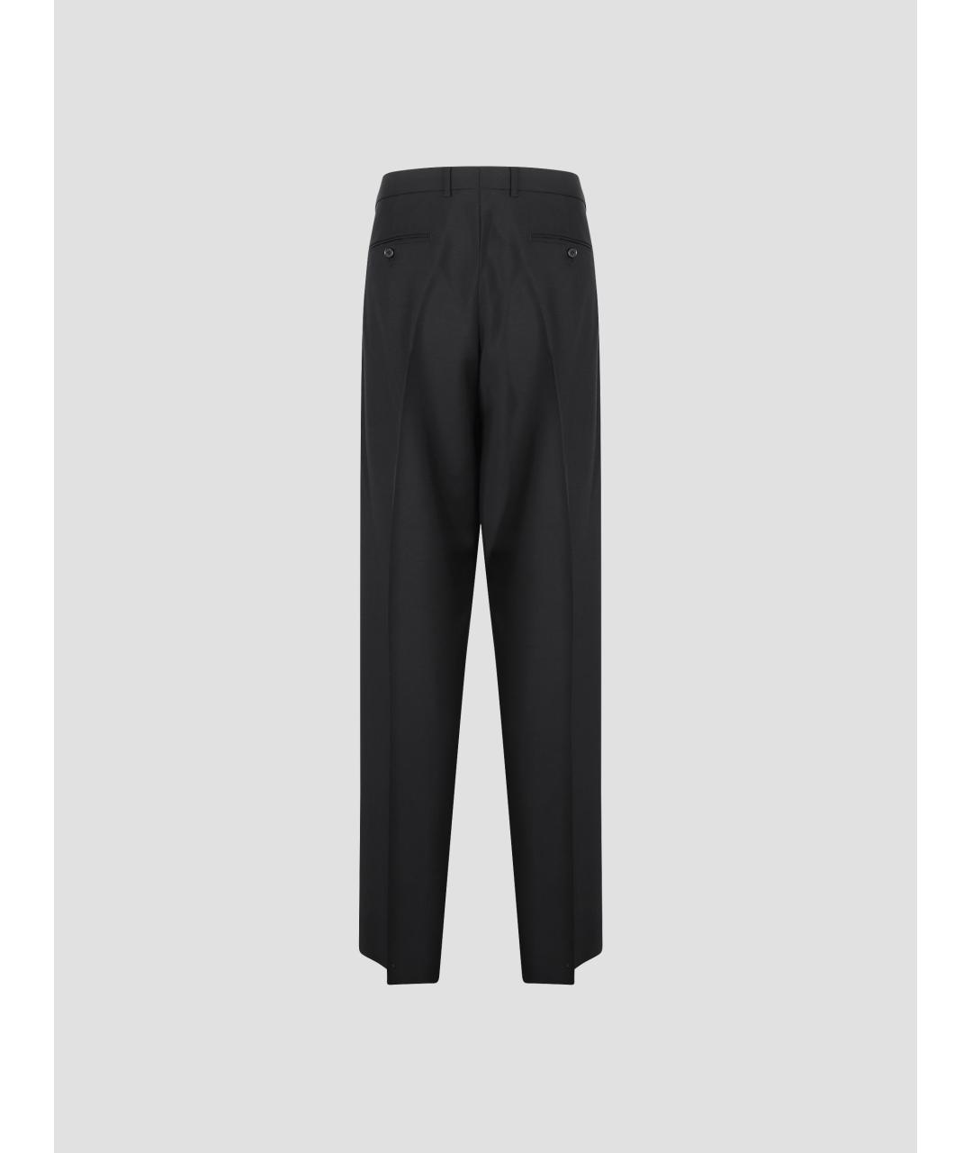 GIVENCHY Черные шерстяные классические брюки, фото 3