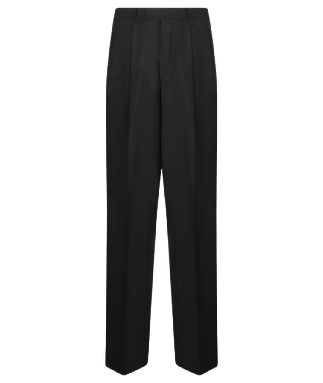 GIVENCHY Черные шерстяные классические брюки, фото 1