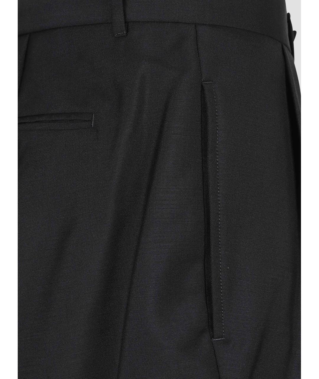 GIVENCHY Черные шерстяные классические брюки, фото 2