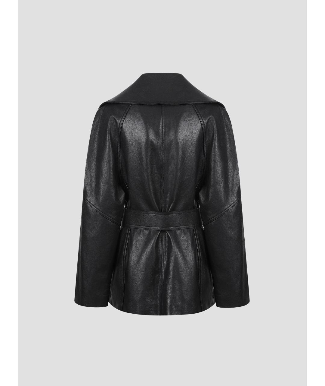 GUCCI Черная кожаная куртка, фото 3