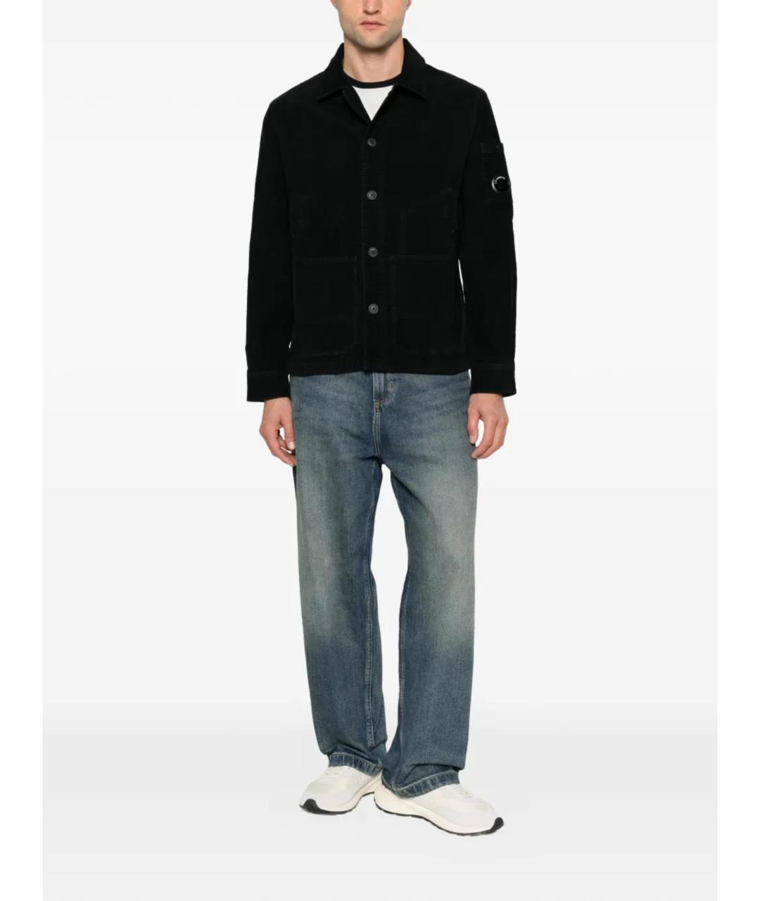 CP COMPANY Черная хлопковая куртка, фото 2