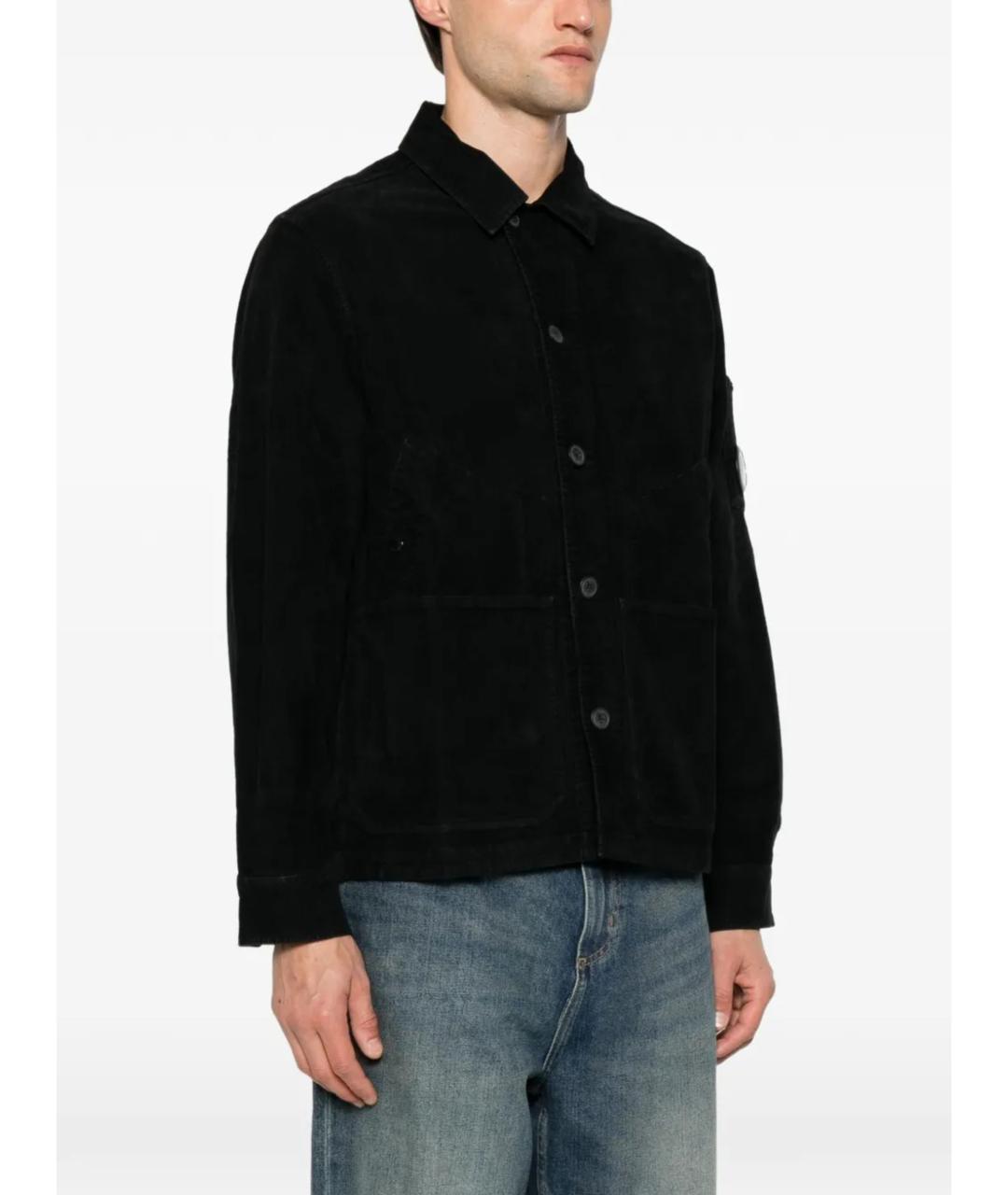 CP COMPANY Черная хлопковая куртка, фото 3