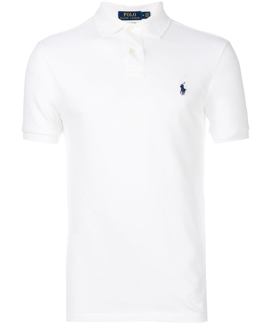 POLO RALPH LAUREN Белая хлопковая футболка, фото 1