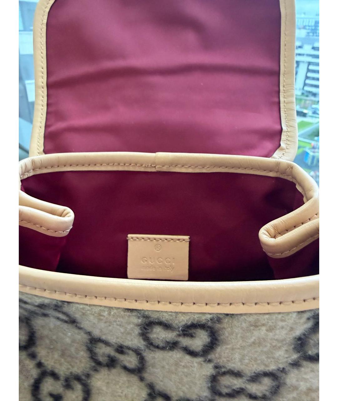 GUCCI KIDS Бежевый рюкзак, фото 2