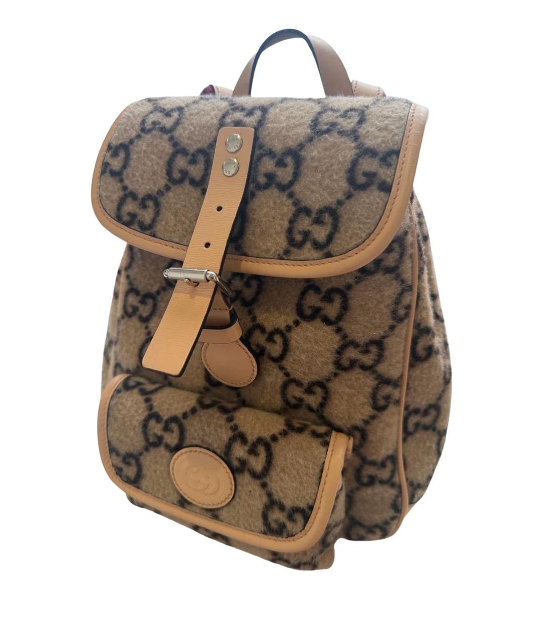 GUCCI KIDS Бежевый рюкзак, фото 1
