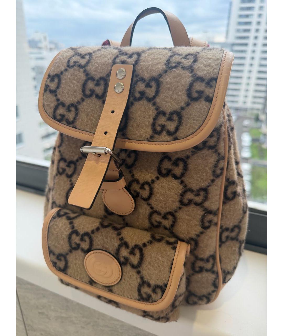 GUCCI KIDS Бежевый рюкзак, фото 5