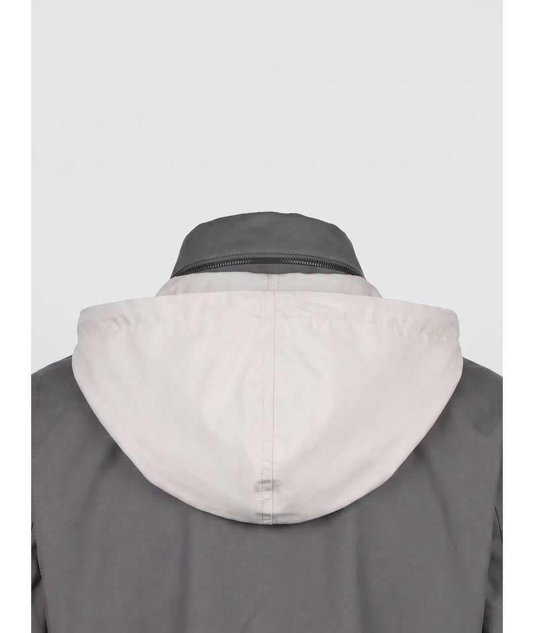 BRUNELLO CUCINELLI Серая куртка, фото 6