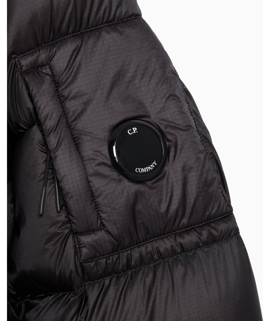 CP COMPANY Черный синтетический пуховик, фото 4