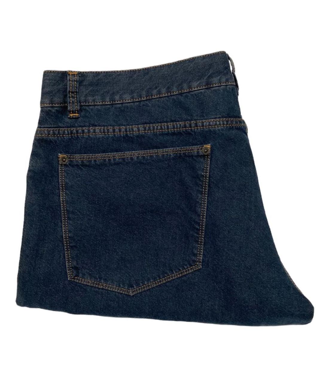 LARUSMIANI Темно-синие хлопковые прямые джинсы, фото 5