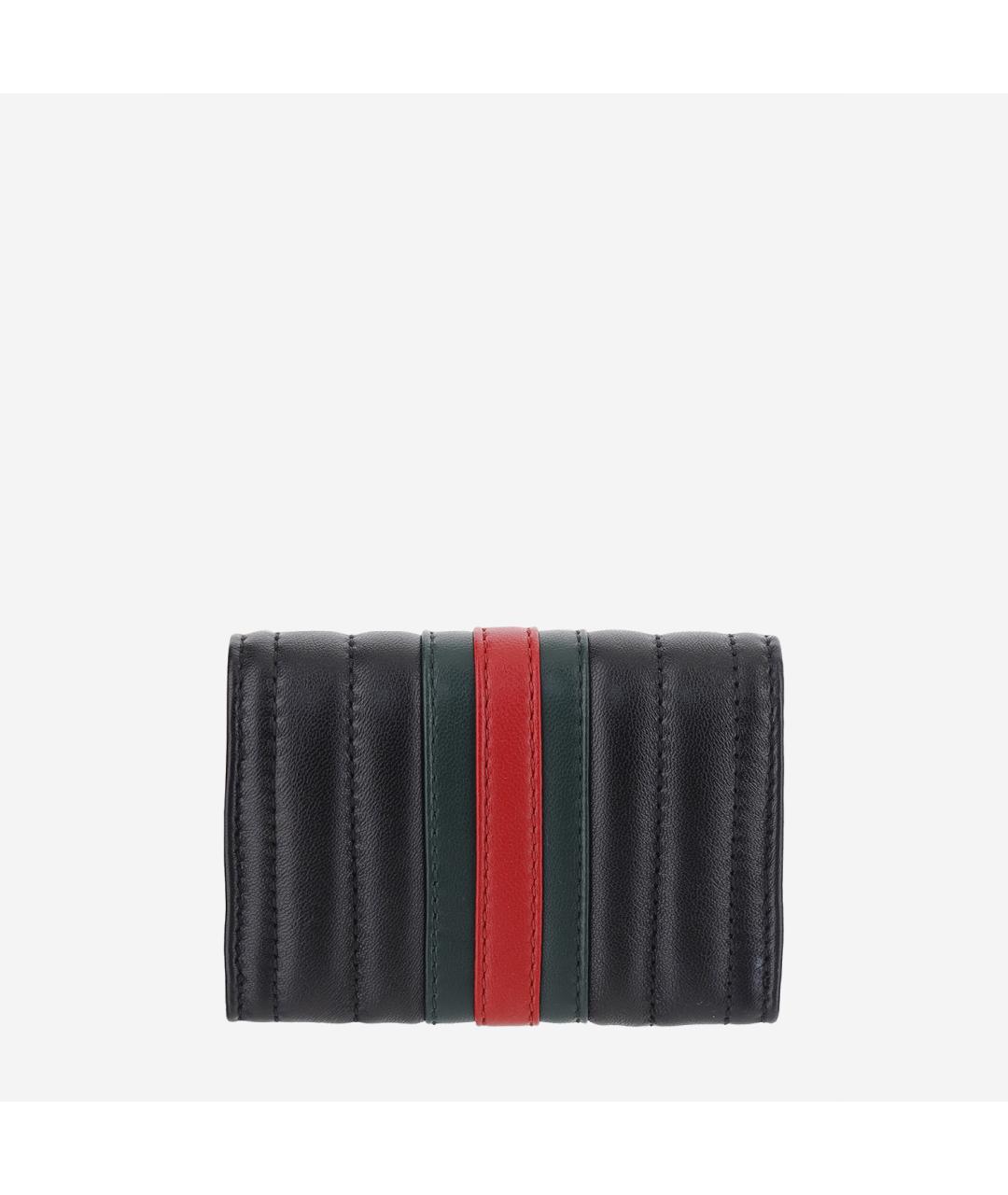 GUCCI Черный кожаный кошелек, фото 3