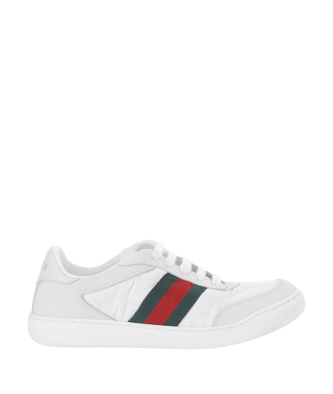 GUCCI Белые синтетические кроссовки, фото 1