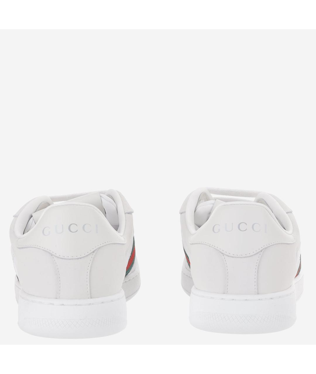 GUCCI Белые синтетические кроссовки, фото 4