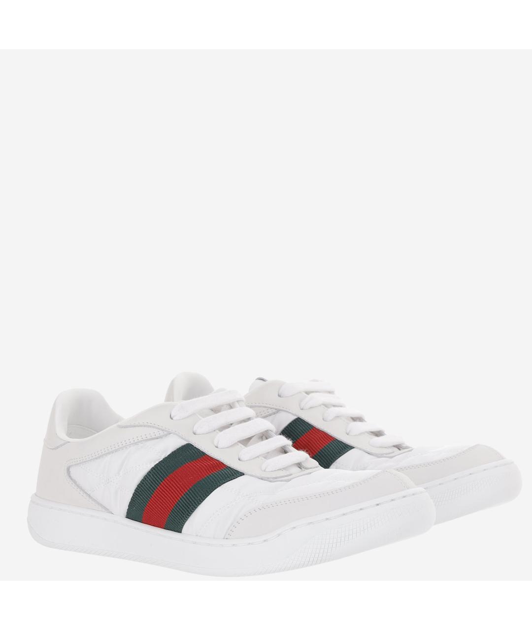 GUCCI Белые синтетические кроссовки, фото 3