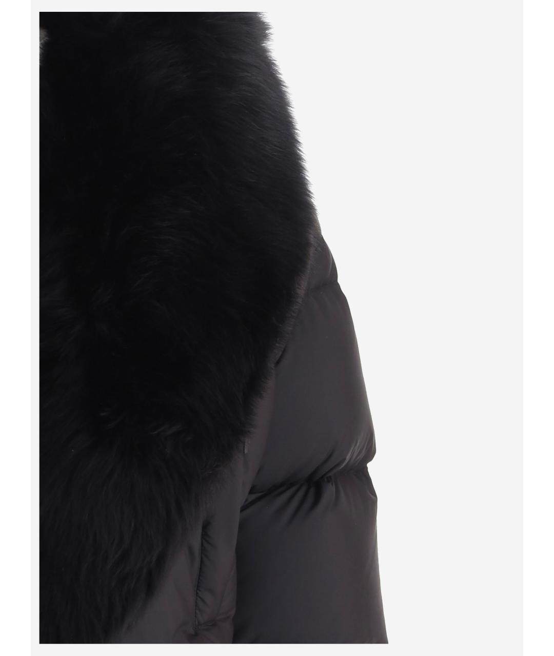 GUCCI Черный полиэстеровый пуховик, фото 3
