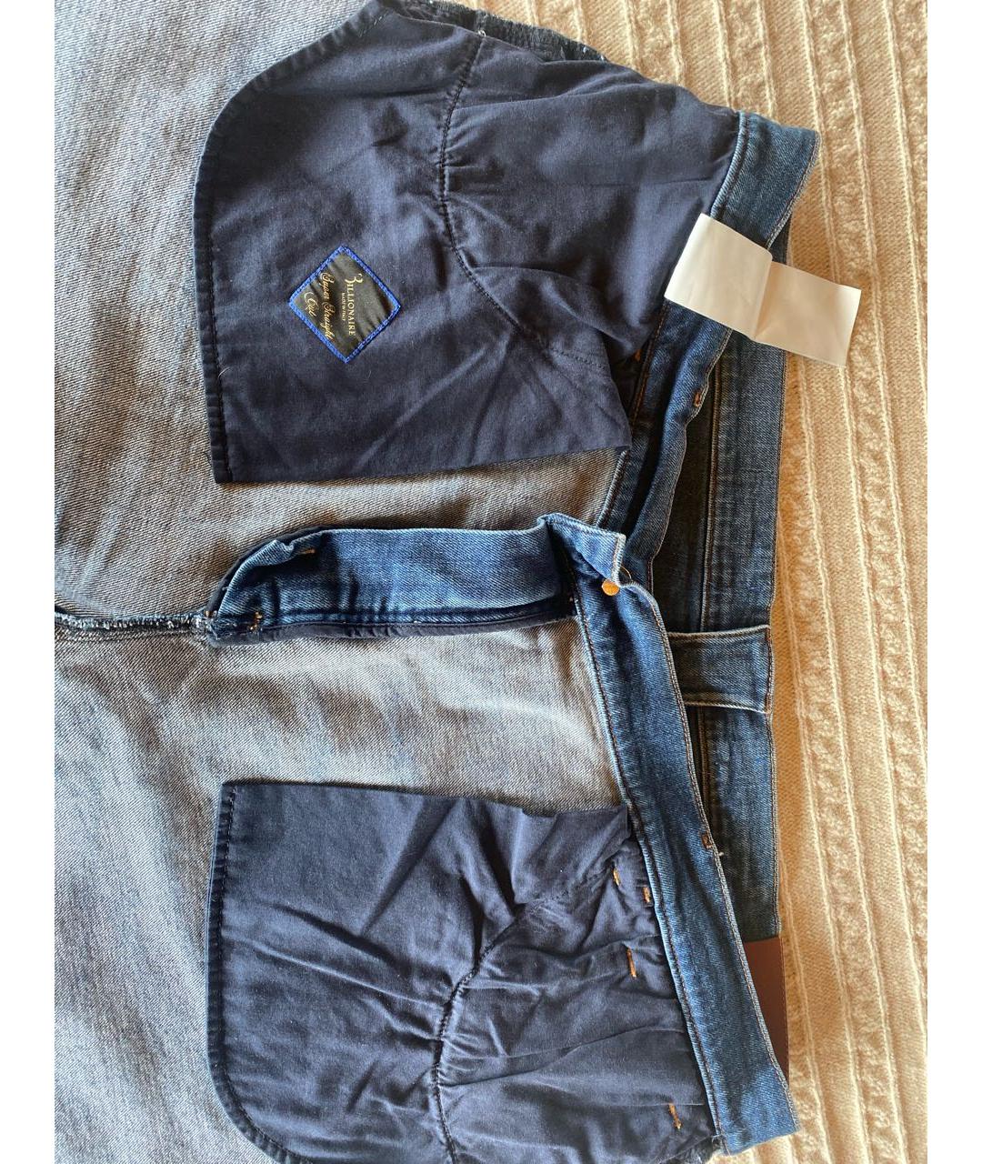 BILLIONAIRE Синие прямые джинсы, фото 5