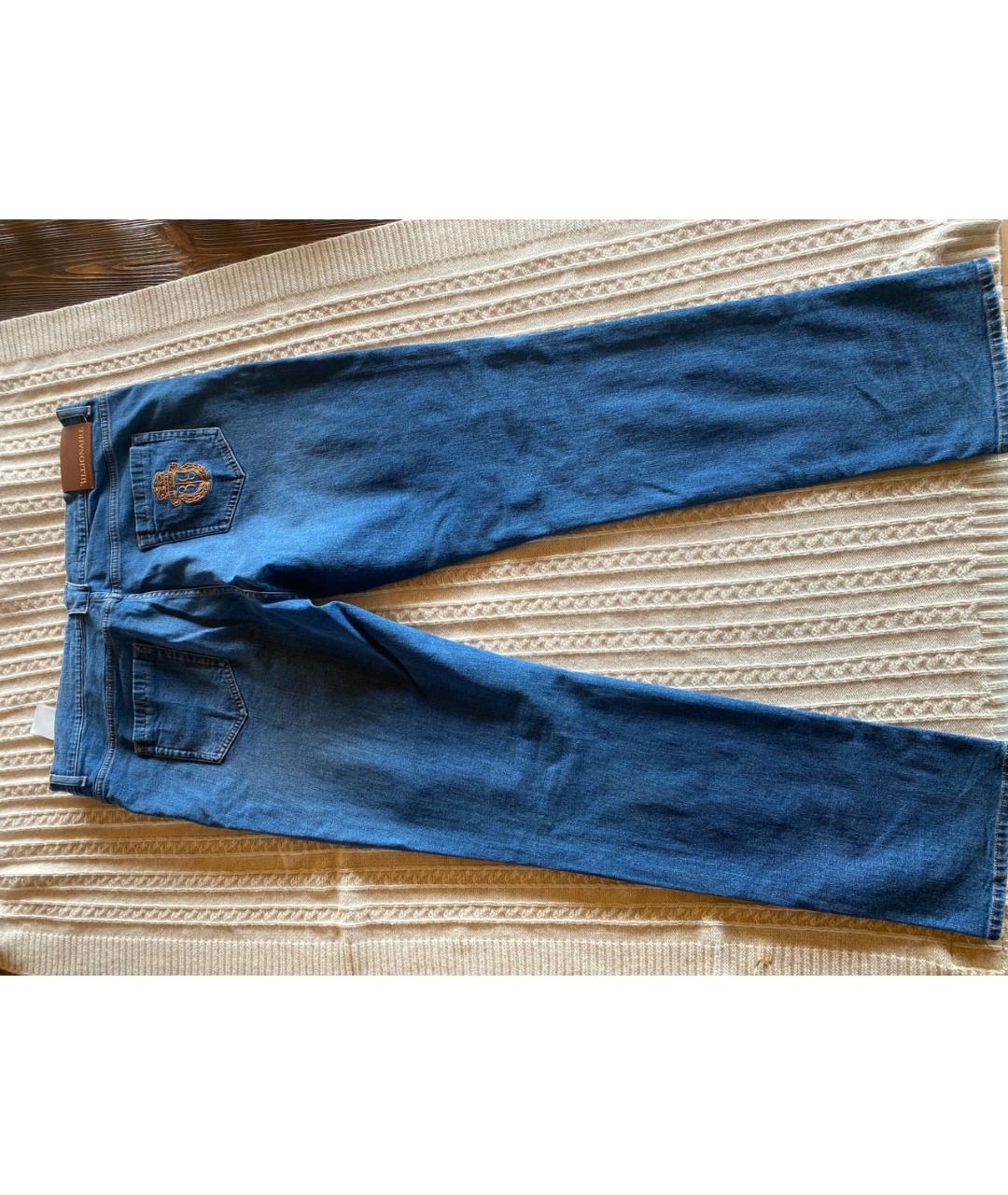 BILLIONAIRE Синие прямые джинсы, фото 2