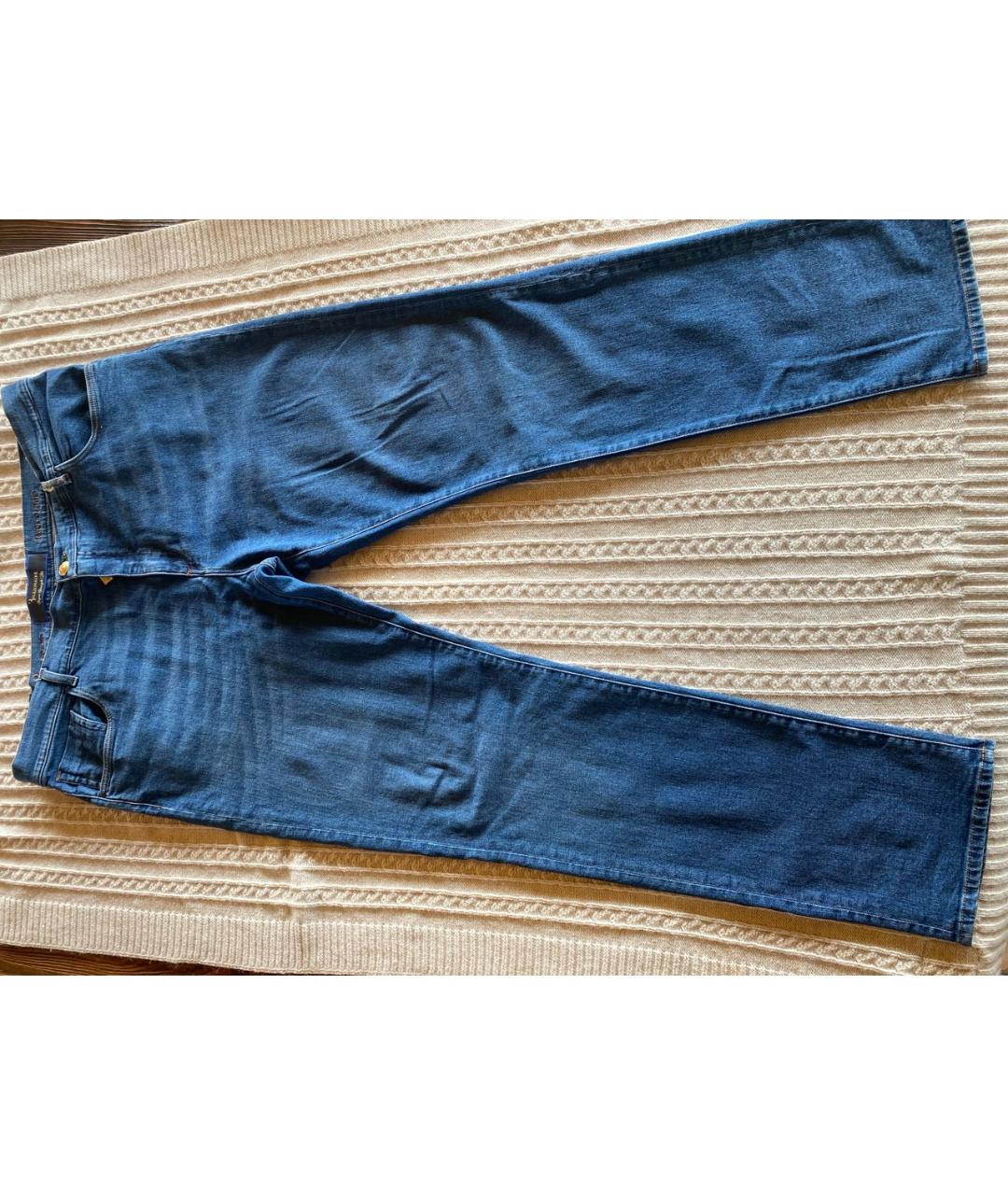 BILLIONAIRE Синие прямые джинсы, фото 7