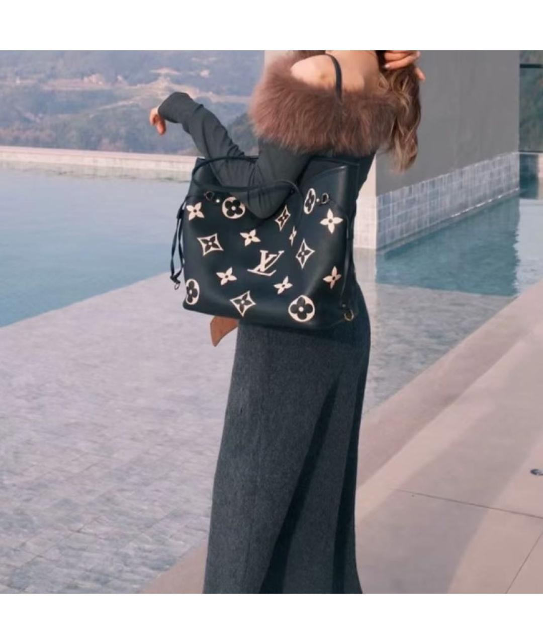 LOUIS VUITTON Черная сумка тоут, фото 2