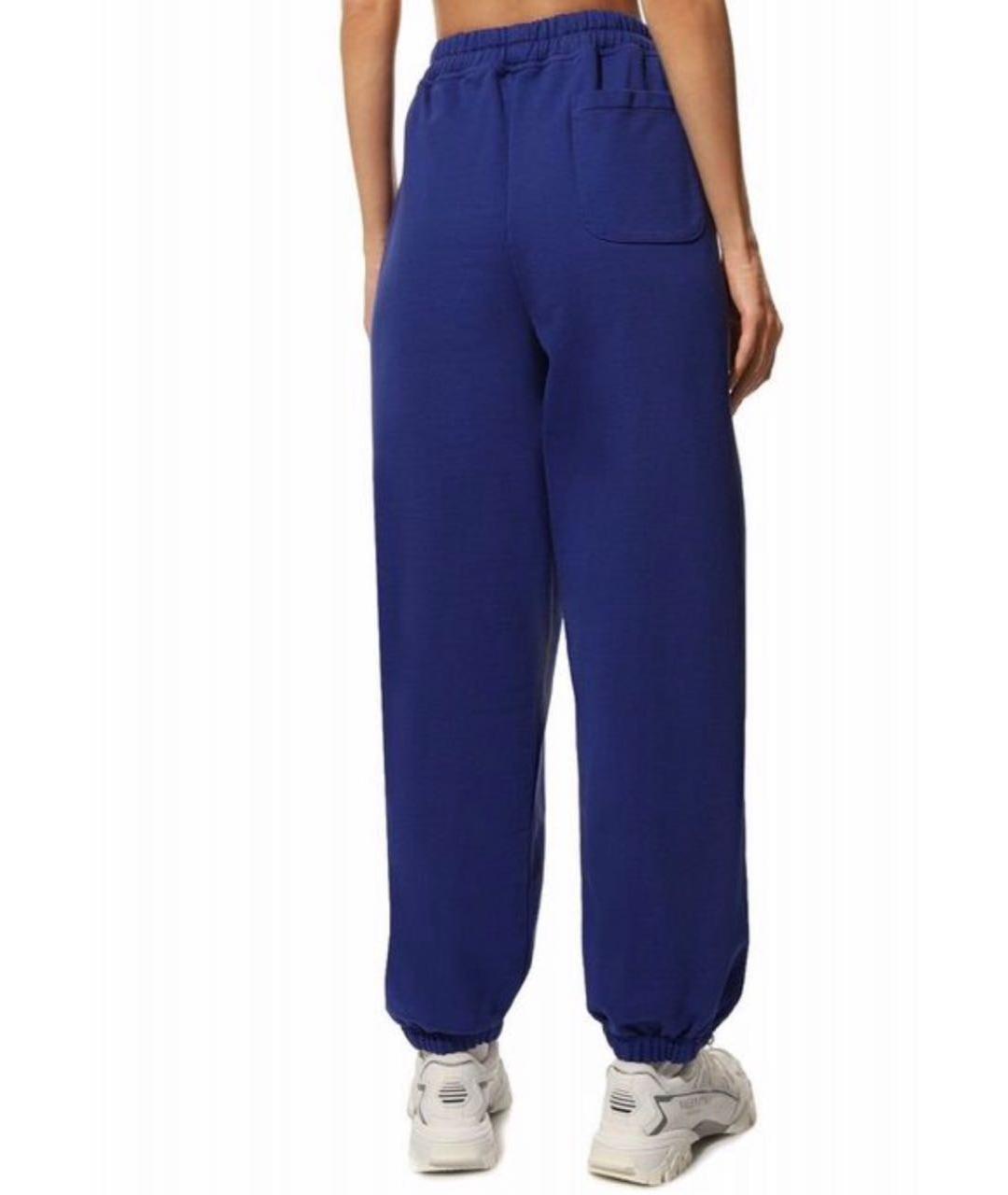 VETEMENTS Синие хлопковые спортивные брюки и шорты, фото 2