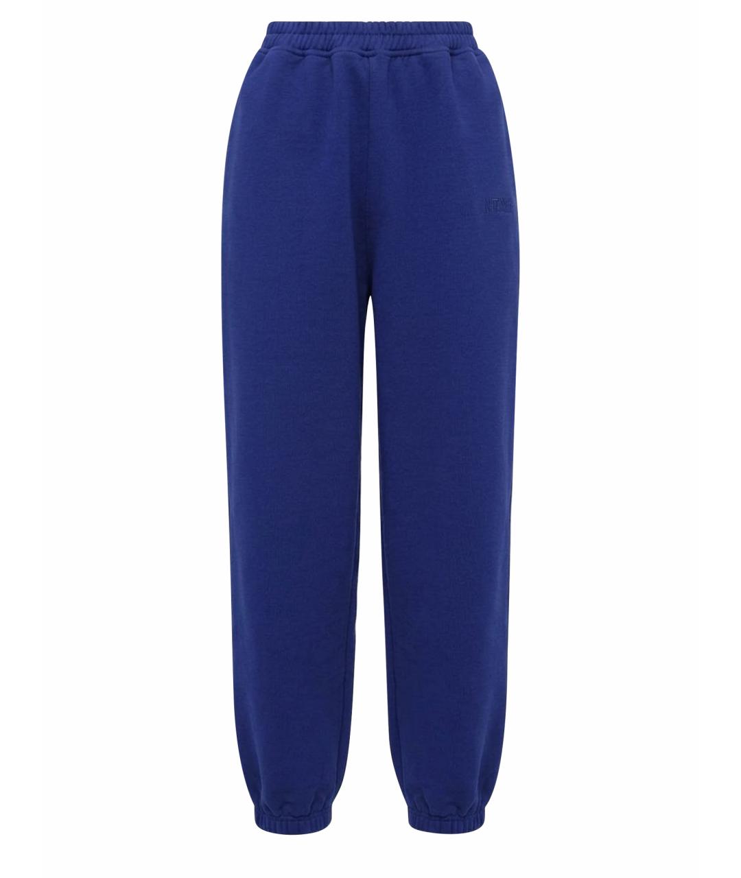 VETEMENTS Синие хлопковые спортивные брюки и шорты, фото 1