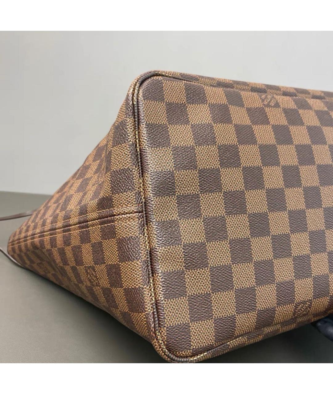 LOUIS VUITTON Коричневая сумка тоут, фото 7