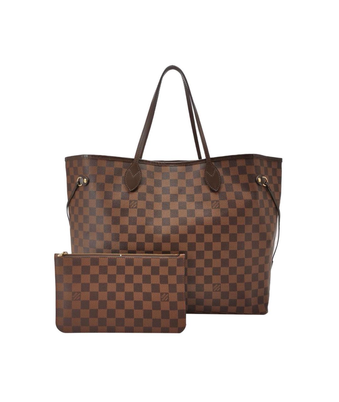 LOUIS VUITTON Коричневая сумка тоут, фото 1