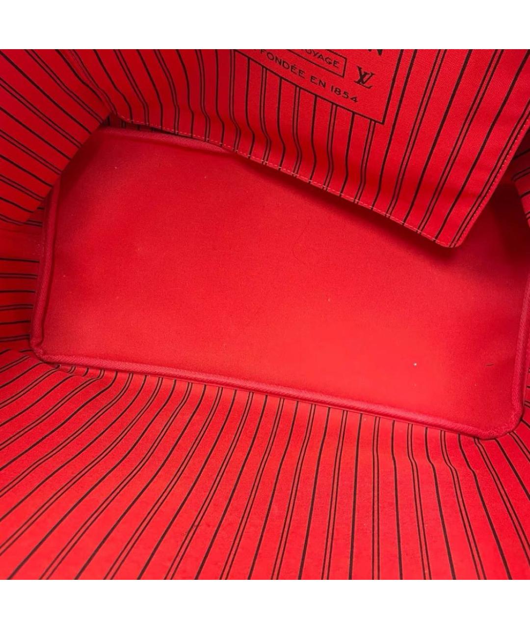 LOUIS VUITTON Коричневая сумка тоут, фото 8