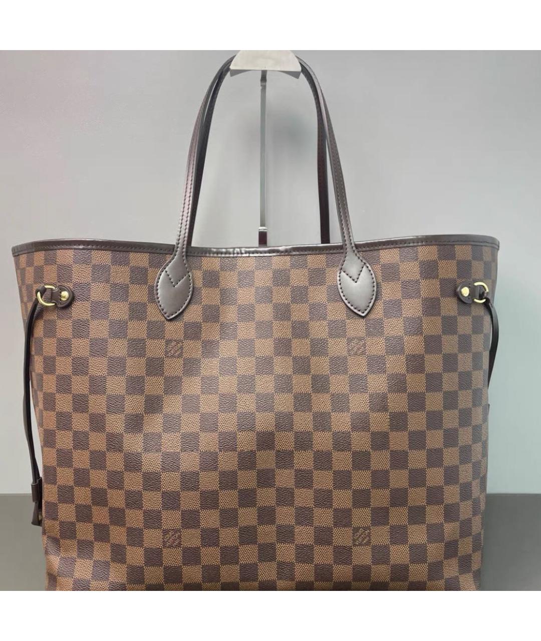LOUIS VUITTON Коричневая сумка тоут, фото 4