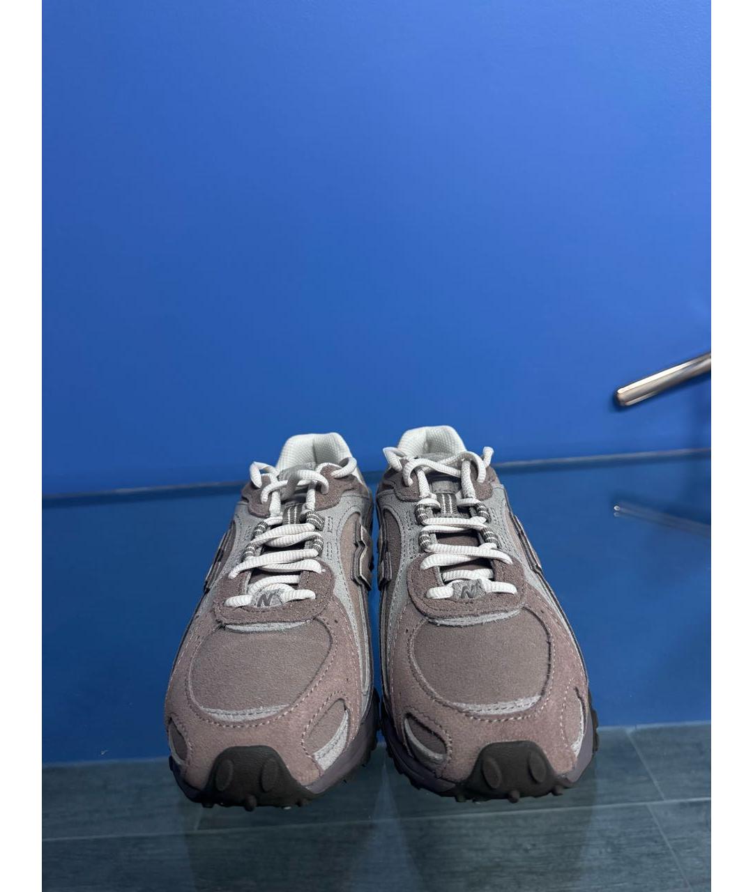 NEW BALANCE Коричневые замшевые кроссовки, фото 2
