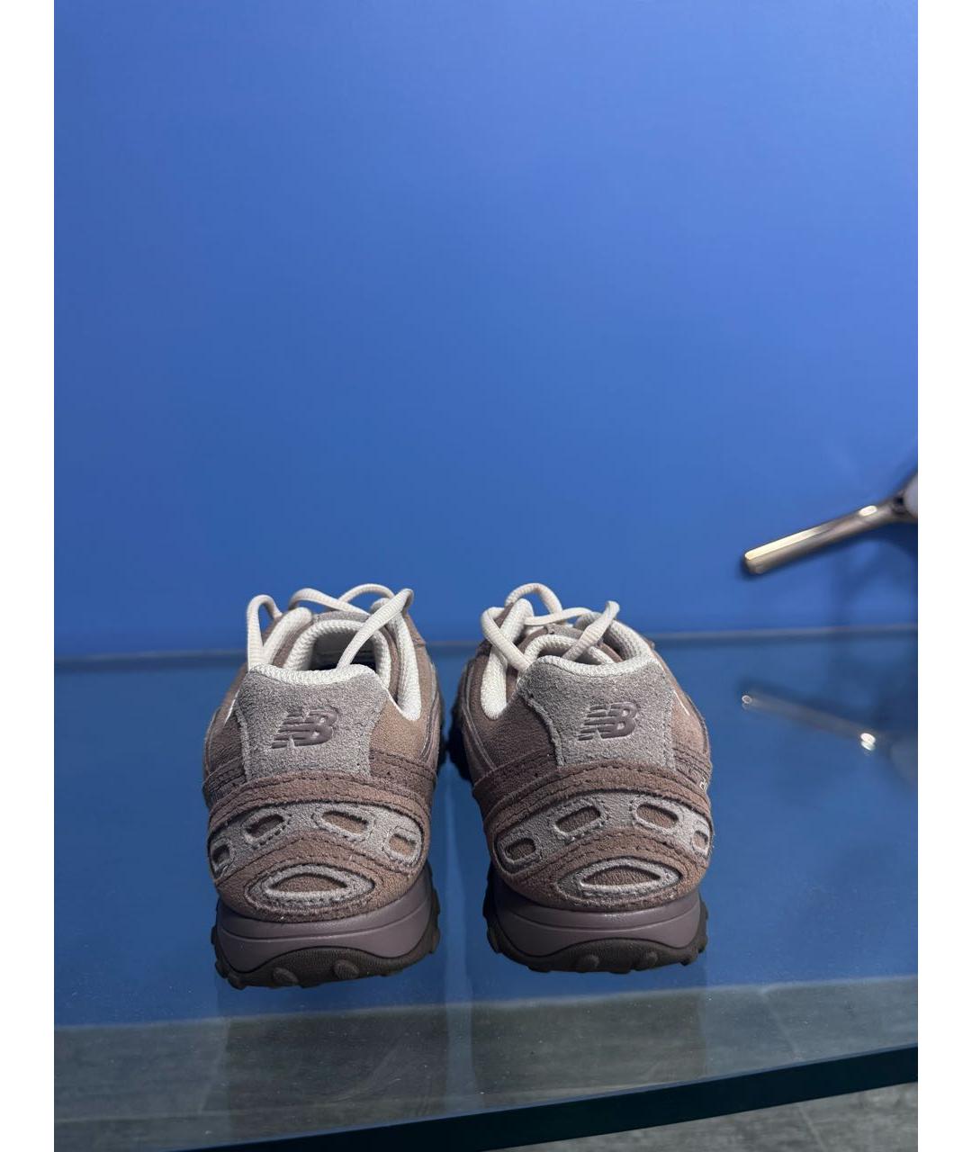 NEW BALANCE Коричневые замшевые кроссовки, фото 4