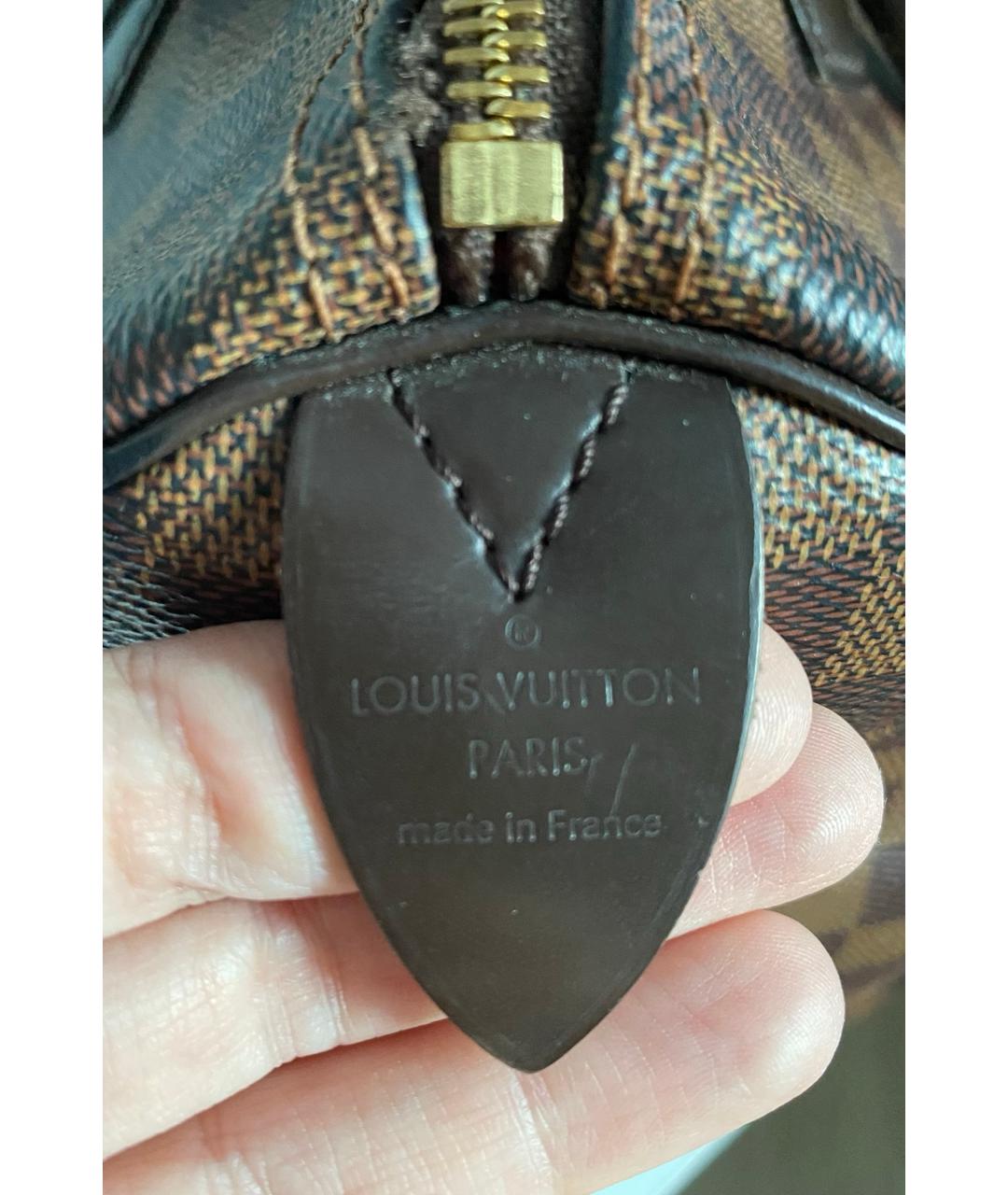 LOUIS VUITTON Коричневая сумка с короткими ручками, фото 6