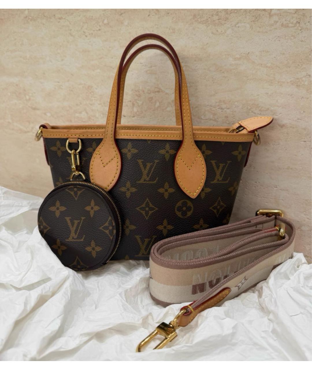 LOUIS VUITTON Коричневая сумка через плечо, фото 2
