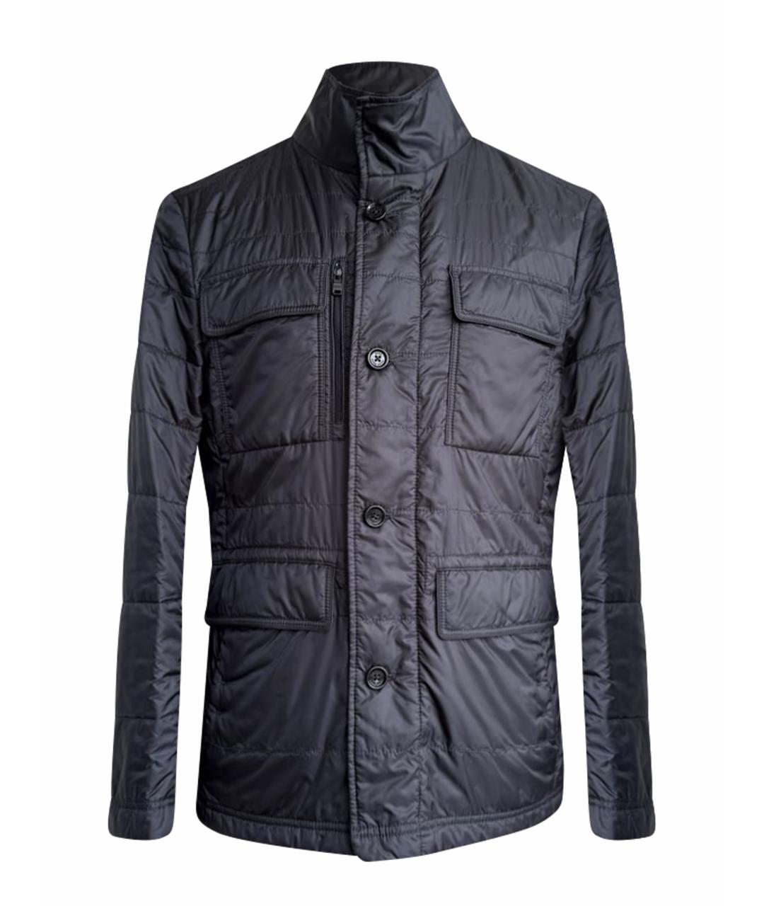 HUGO BOSS Темно-синяя полиэстеровая куртка, фото 1