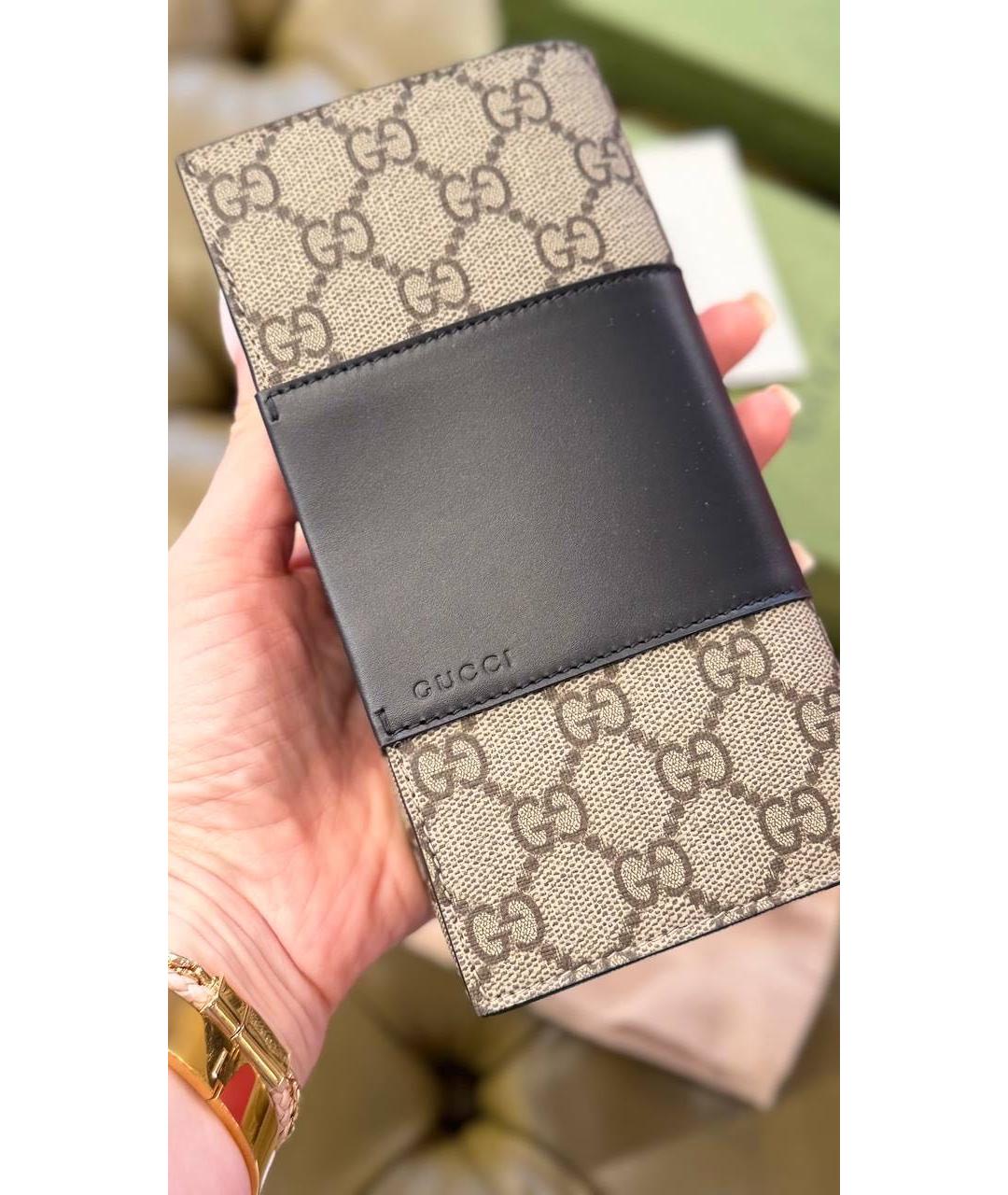 GUCCI Красный кожаный кошелек, фото 3