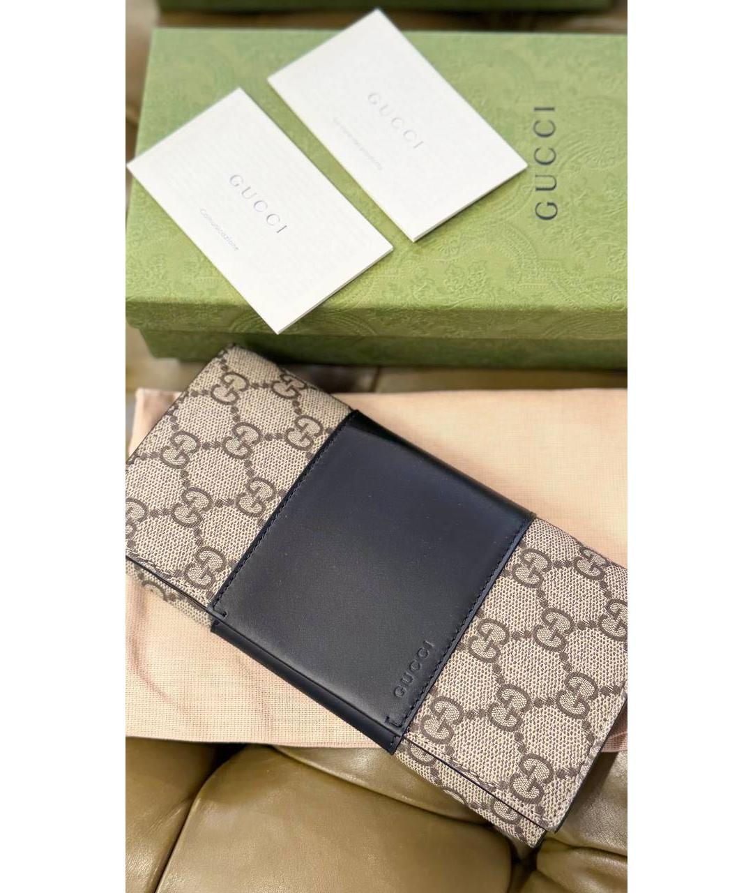 GUCCI Красный кожаный кошелек, фото 2