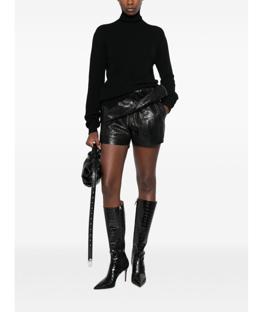 RICK OWENS Черный шерстяной джемпер / свитер, фото 5