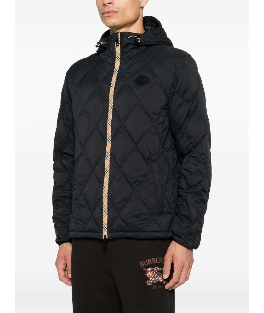 BURBERRY Черная куртка, фото 2