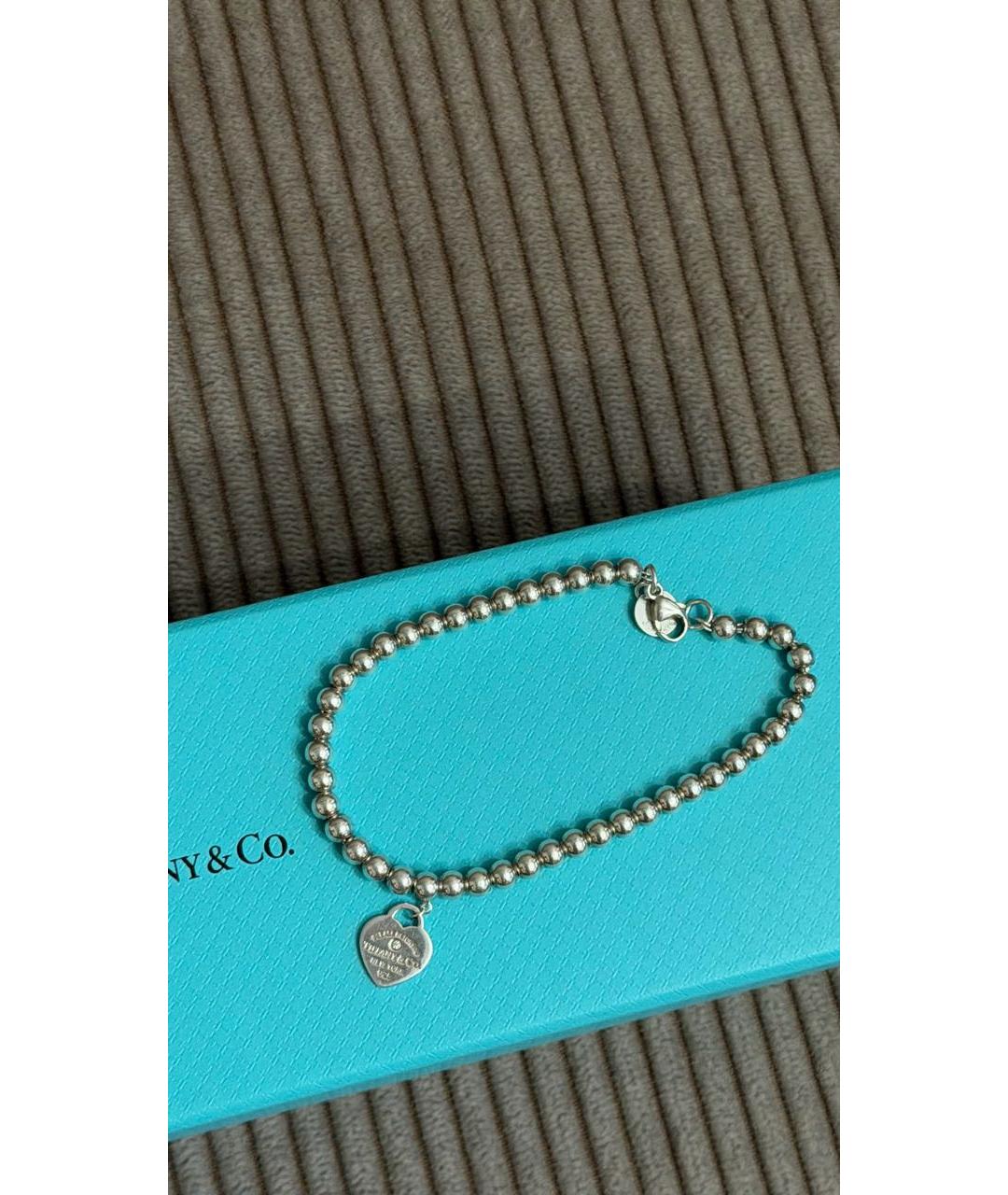 TIFFANY&CO Серебряный с серебряным покрытием браслет, фото 8